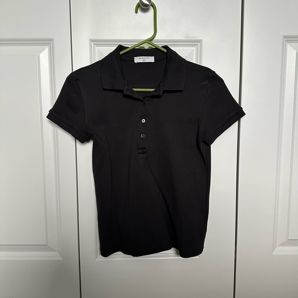 Babaton Button Up Polo Top - Picture 1 of 3